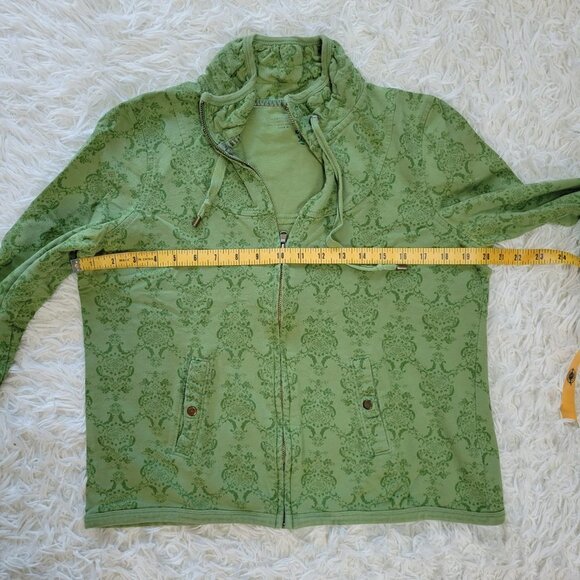 Charter Club Petite Green Zip Up Jacket - Size M - Picture 8 of 12